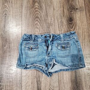 Girls Justice Jean Shorts Size 10 Light Blue Denim Shorts for Girls